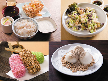 館内15店舗が「はだか麦」を使ったオリジナルメニューを提供する