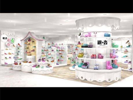 シューズブランド「銀の沓」の店舗イメージ
