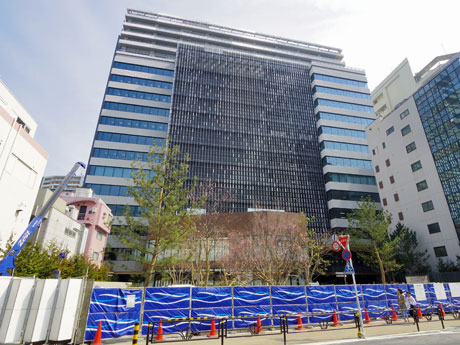 開業に向けて工事が進む「渋谷キャスト」外観