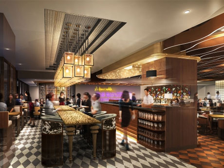 200坪を越える空間に265席を用意する店内イメージ