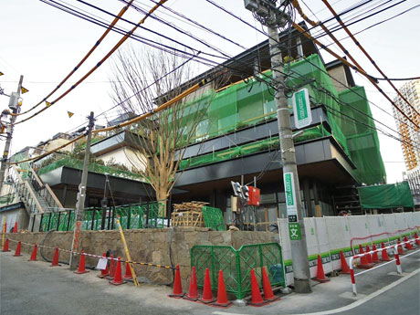 オープンに向けて工事が進む「TRUNK（HOTEL）」