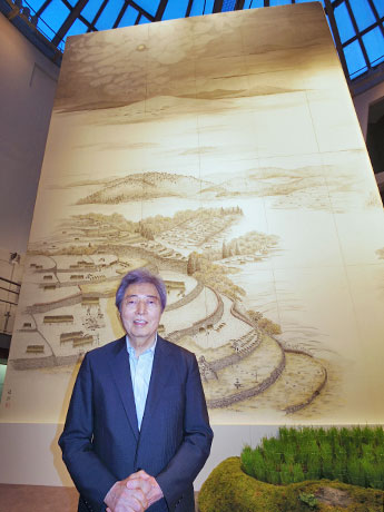 3年かけて作品を完成させた細川護熙さん