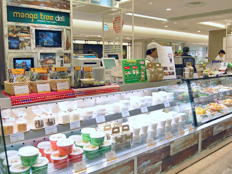 渋谷ヒカリエ開業時から出店している「マンゴツリーデリ」