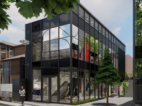 日本初となる「NIKE KICKS LOUNGE」の外観イメージ