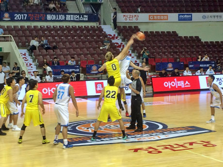 75対61で勝利したダーシーン・タイガースとの試合より&copy;SUNROCKERS SHIBUYA