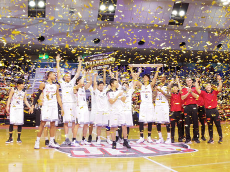 千葉との接戦を制し優勝を果たしたアルバルク東京