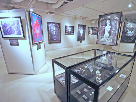 「エイリアン」以外の作品も多く紹介する場内の様子