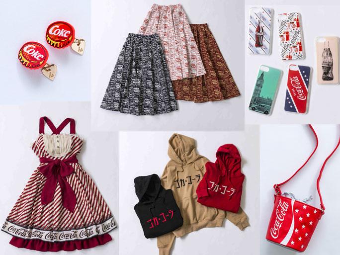 ラフォーレ原宿館内のショップで販売するコラボレーション商品の一部