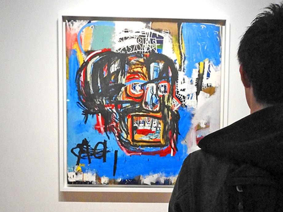 今年5月に約123億円で落札されたバスキア作品「Untitled」（1982）