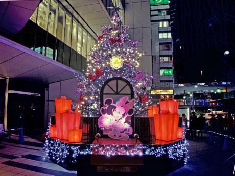 ミッキーマウス＆ミニーマウスをテーマにしたツリー