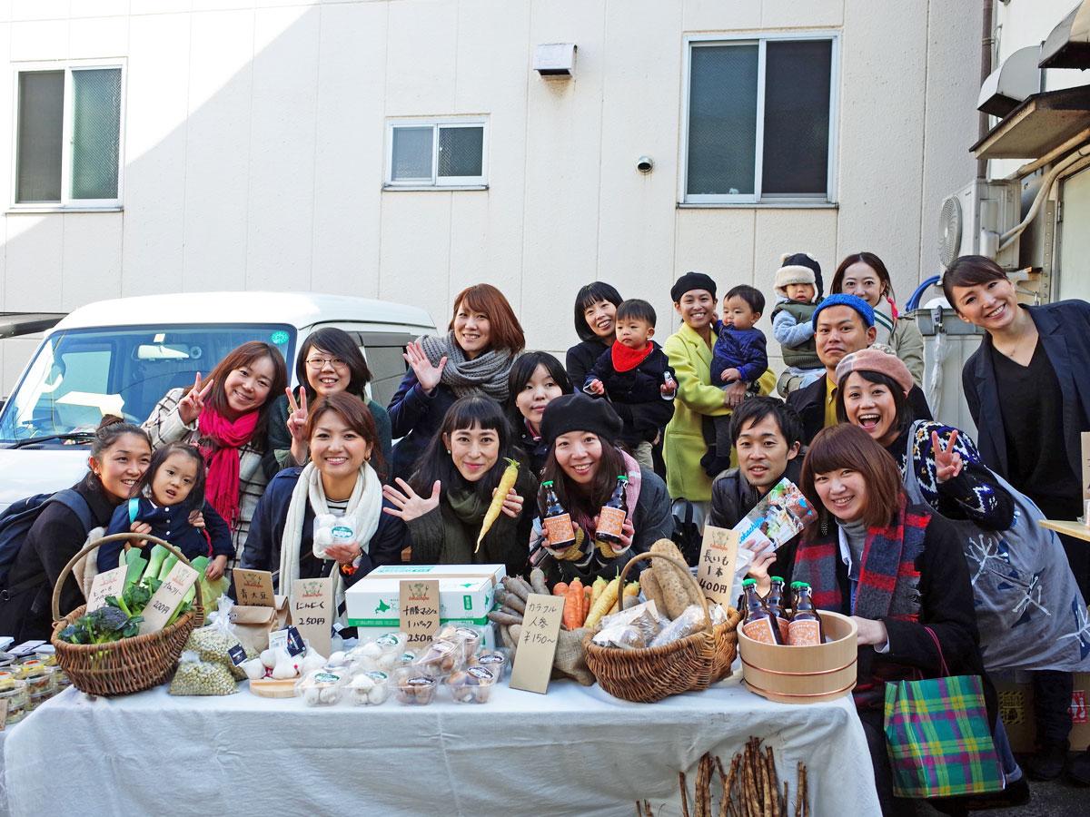 初日には十勝産食材などを販売するマルシェを開く（写真は前回の様子）