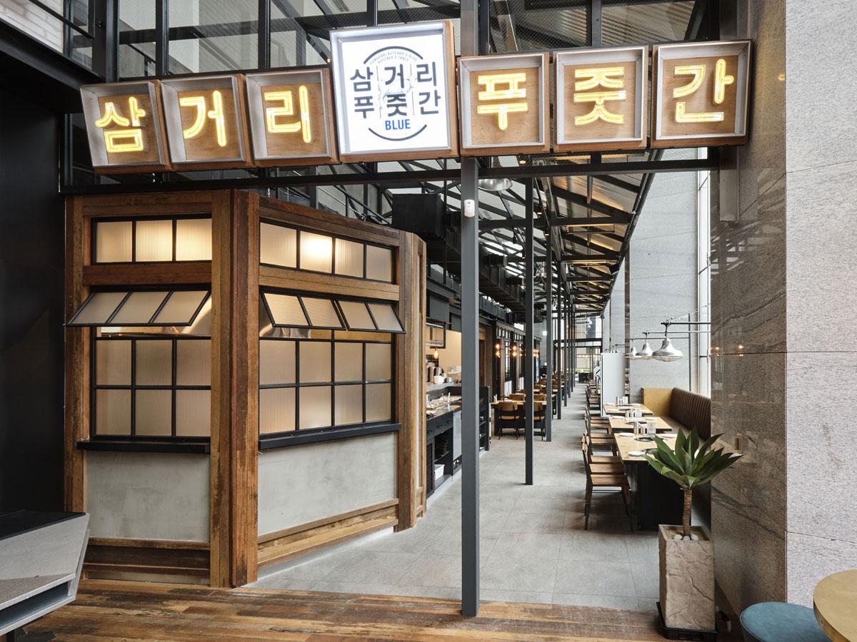 ソウル「YG REPUBLIQUE IFC」店の外観