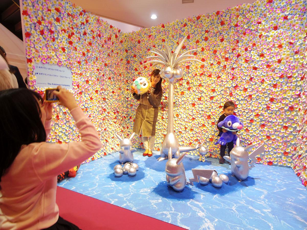 ゲームの世界観を表現したポケモンのブース