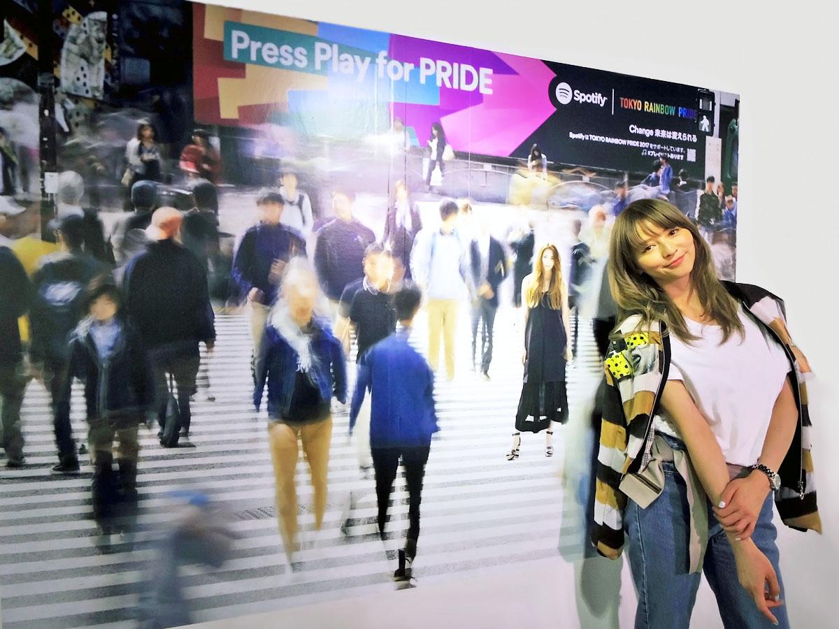 「普段からいる街で撮れて面白かった」と振り返る香里奈さん