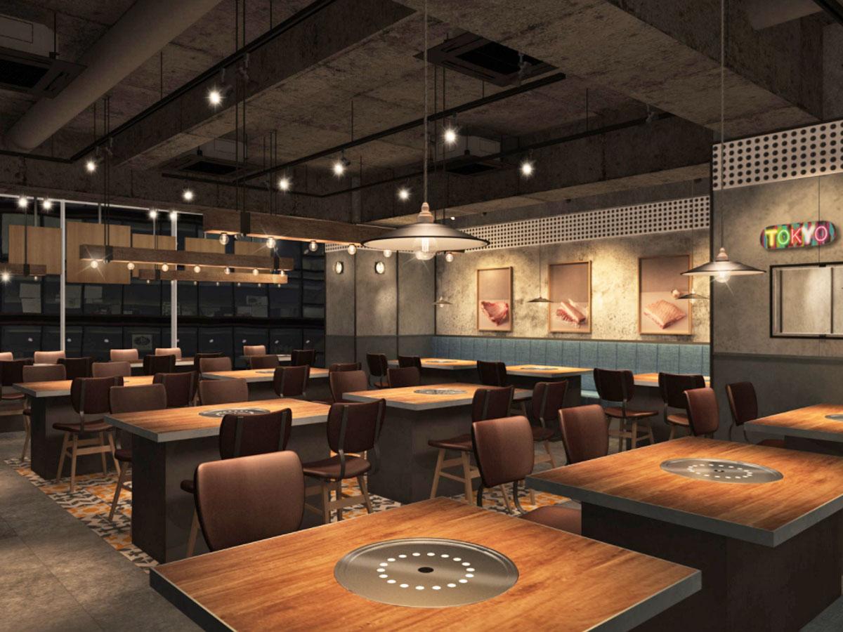 70席用意する店内のイメージ