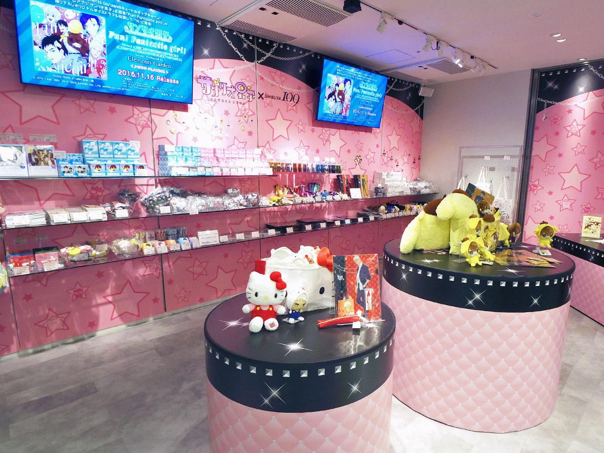 期間限定ショップの店内