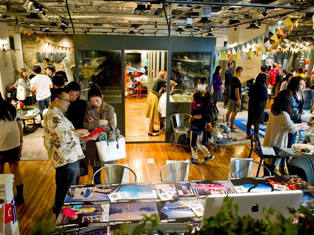 メンバー制のスペースを一般公開して展開する（写真は昨年の様子）