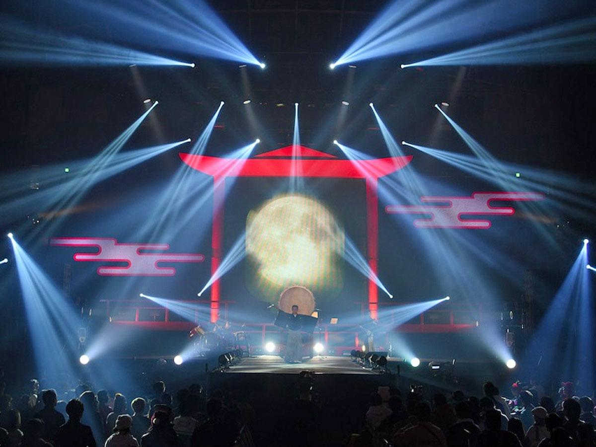 和をテーマにしたステージ（過去開催時の様子）