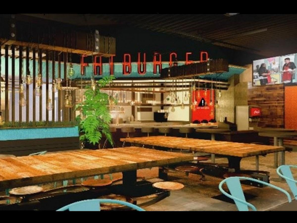 「昔ながらのアメリカンダイナー」をコンセプトに仕上げる店内のイメージ