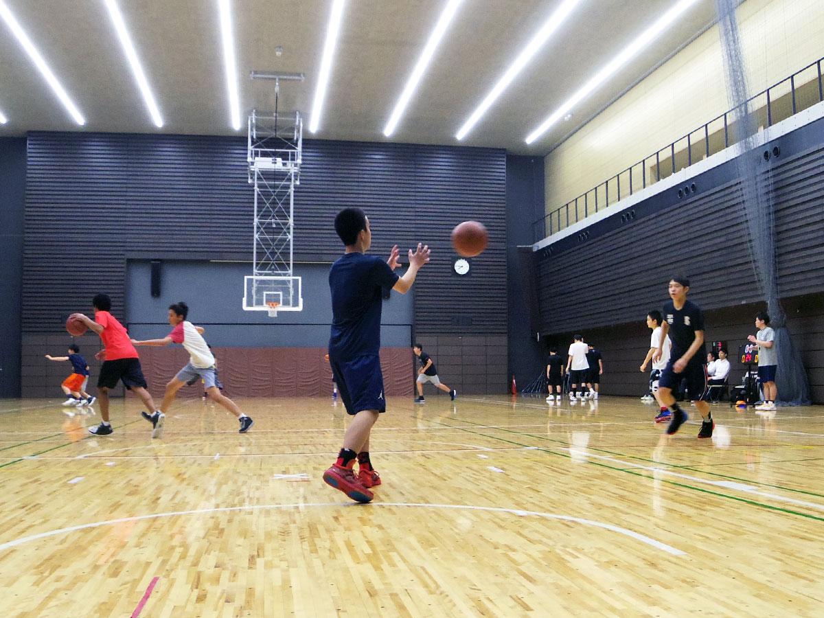 初練習を行ったサンロッカーズ渋谷ユース