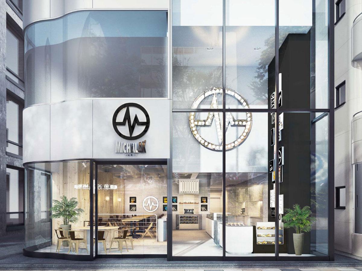 表参道沿いにオープンする表参道店の外観イメージ