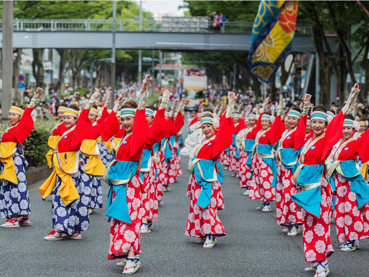昨年の様子（写真は昨年「元氣祭大賞」を受賞した「ほにや」）