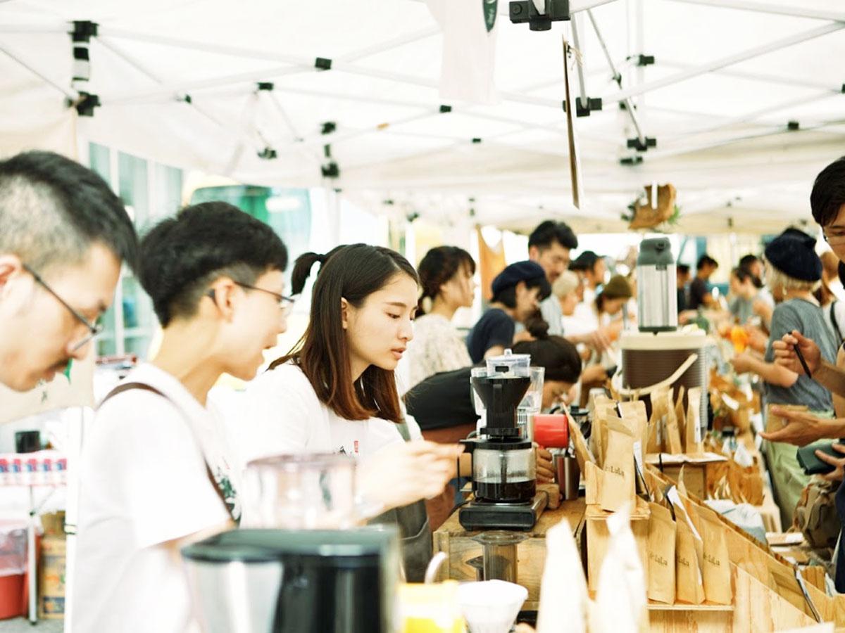 会場にはロースターやコーヒーショップなど約70店舗が出店する（写真は過去開催時の様子）