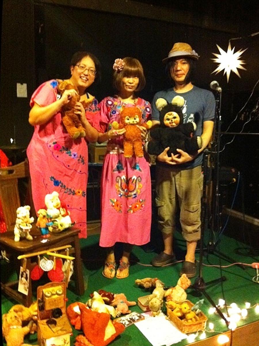 （左から）ミントリノカの岡村みどりさん、まゆたんさん、さゆキャンディさん