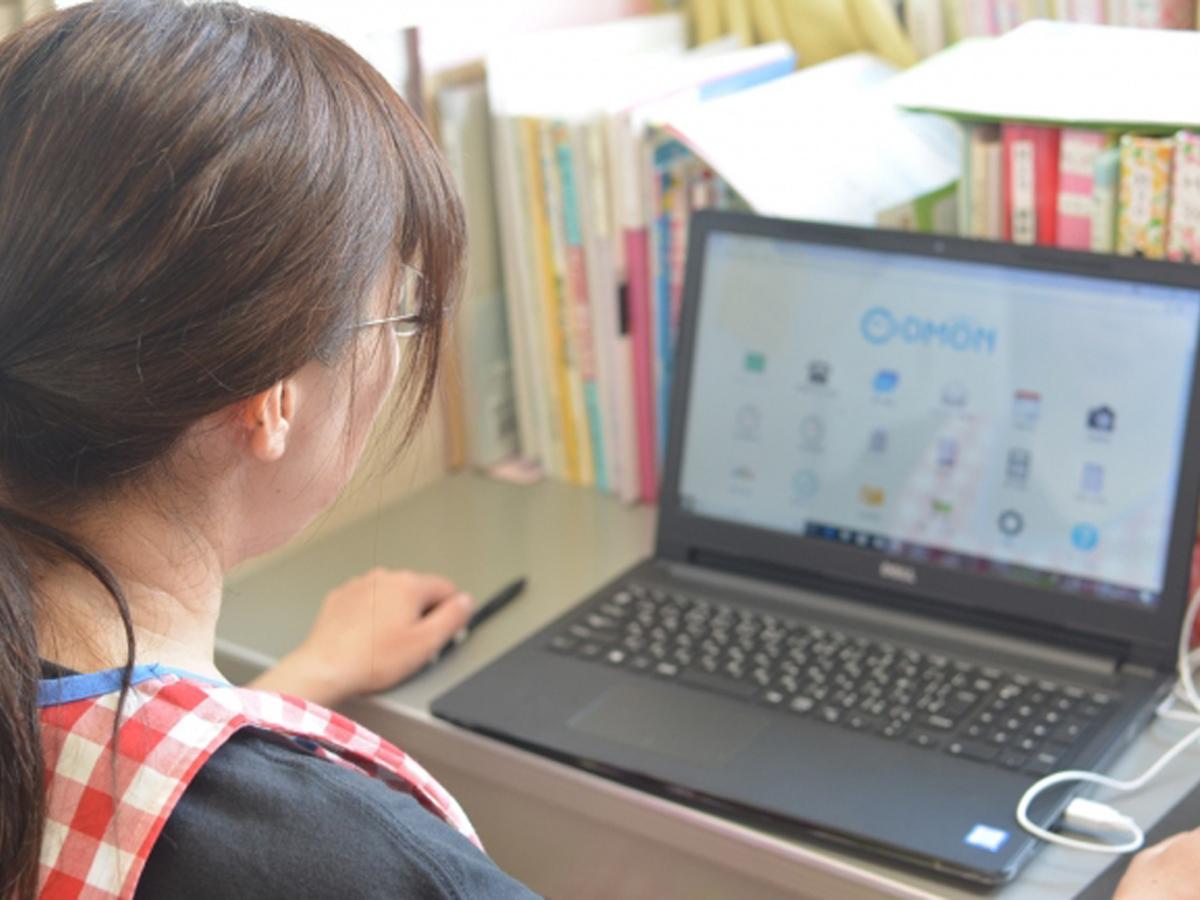 園内帳票の作成管理や保護者との連絡などの業務効率化を目指す（写真＝導入イメージ）