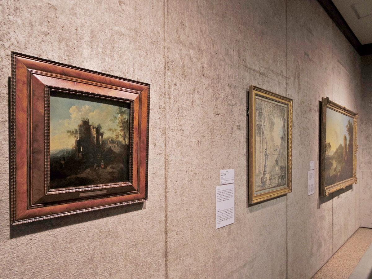展示する中で最も古いのは17世紀に描かれた作品（左）
