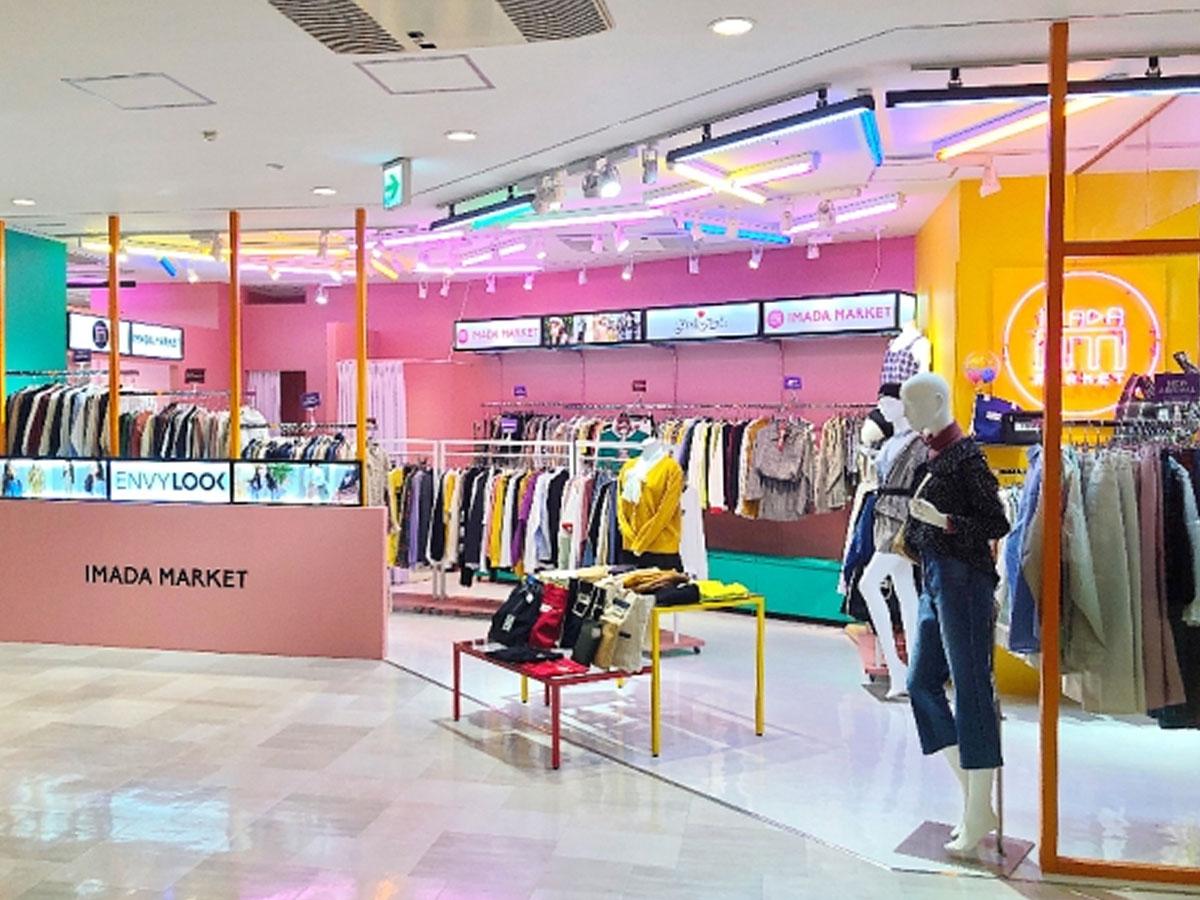地下1階に移転した自主編集売場「IMADA MARKET」