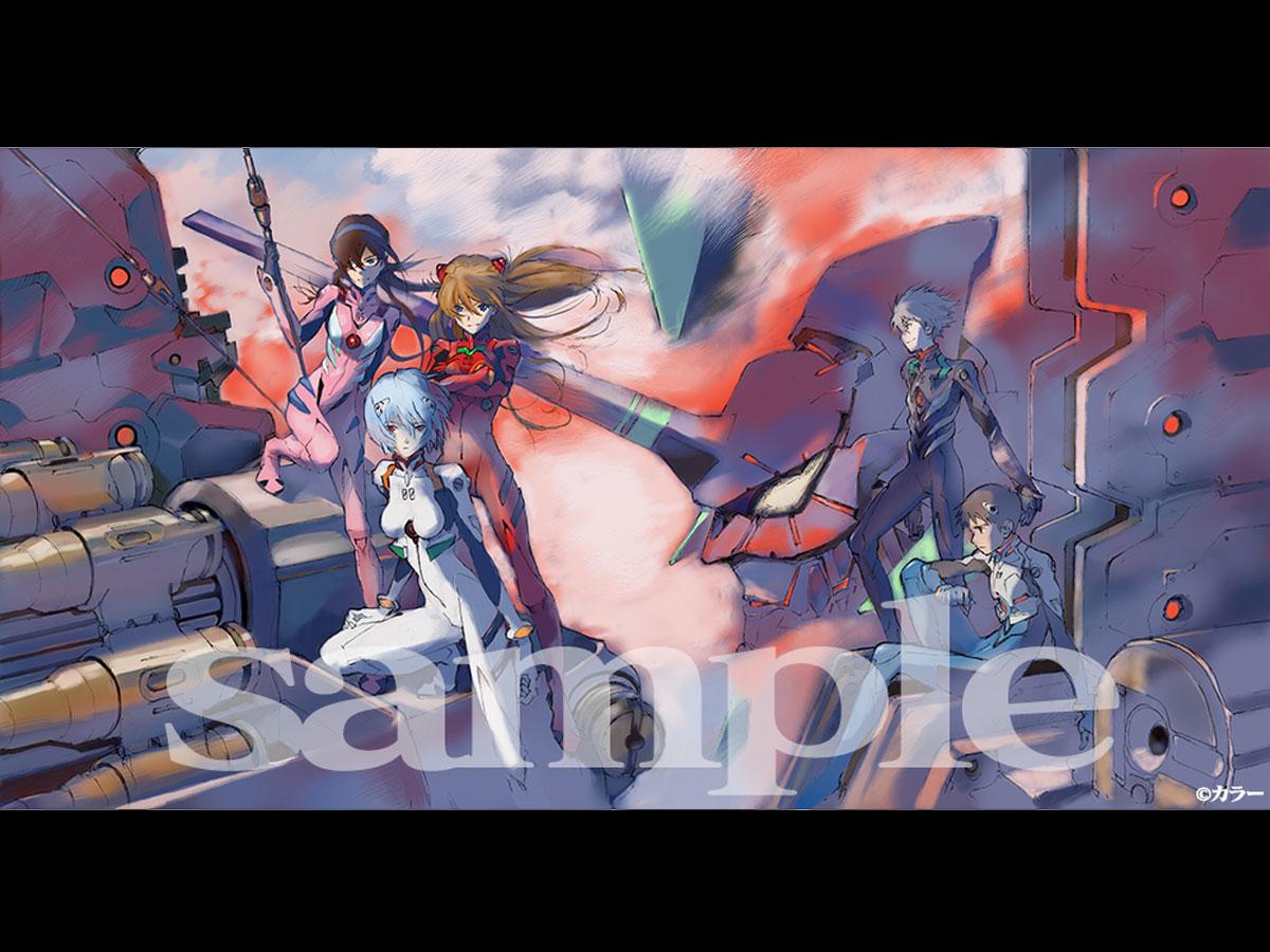 「エヴァンゲリオンイラスト集2007-2017」の表紙イラスト