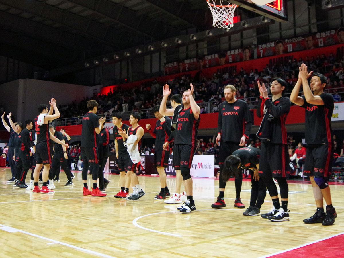 チャンピオンシップ出を決めたアルバルク東京