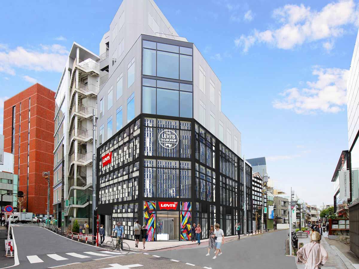 「リーバイス 原宿 フラッグシップストア」外観イメージ