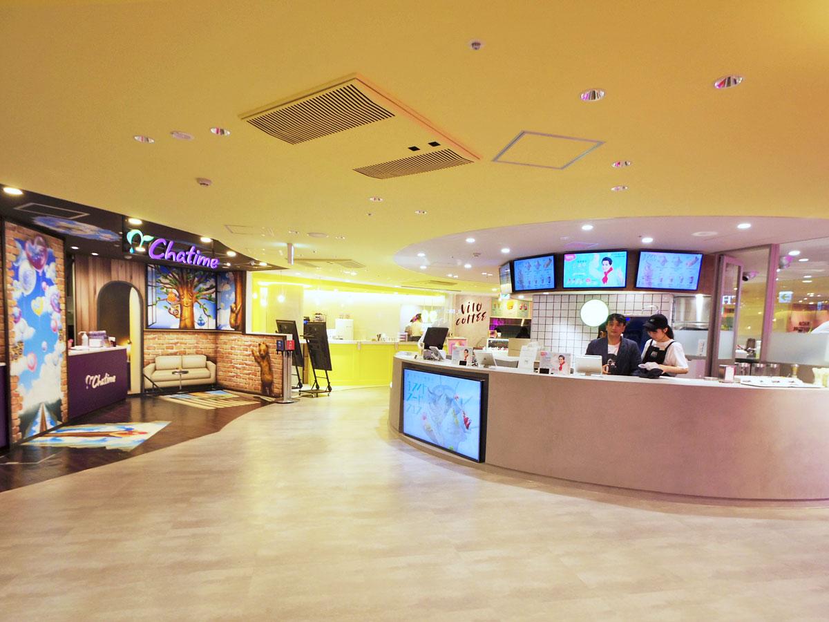 新しく飲食テナント7店などが出店する「MOG MOG STAND」