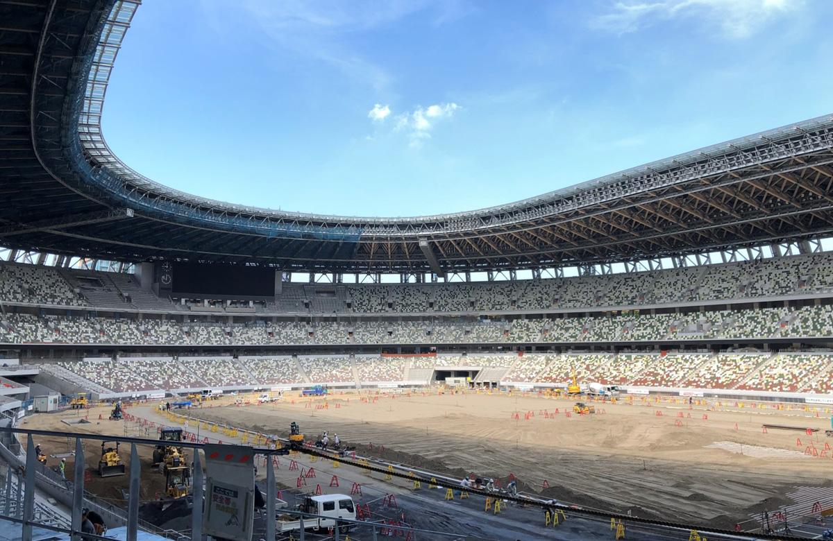 「国立競技場」スタジアム内部（画像＝JSC提供）
