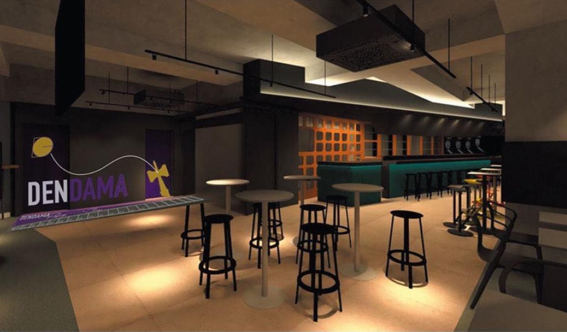 アミューズメントバー「DENDAMA＆DARTS RE/D」店内イメージ