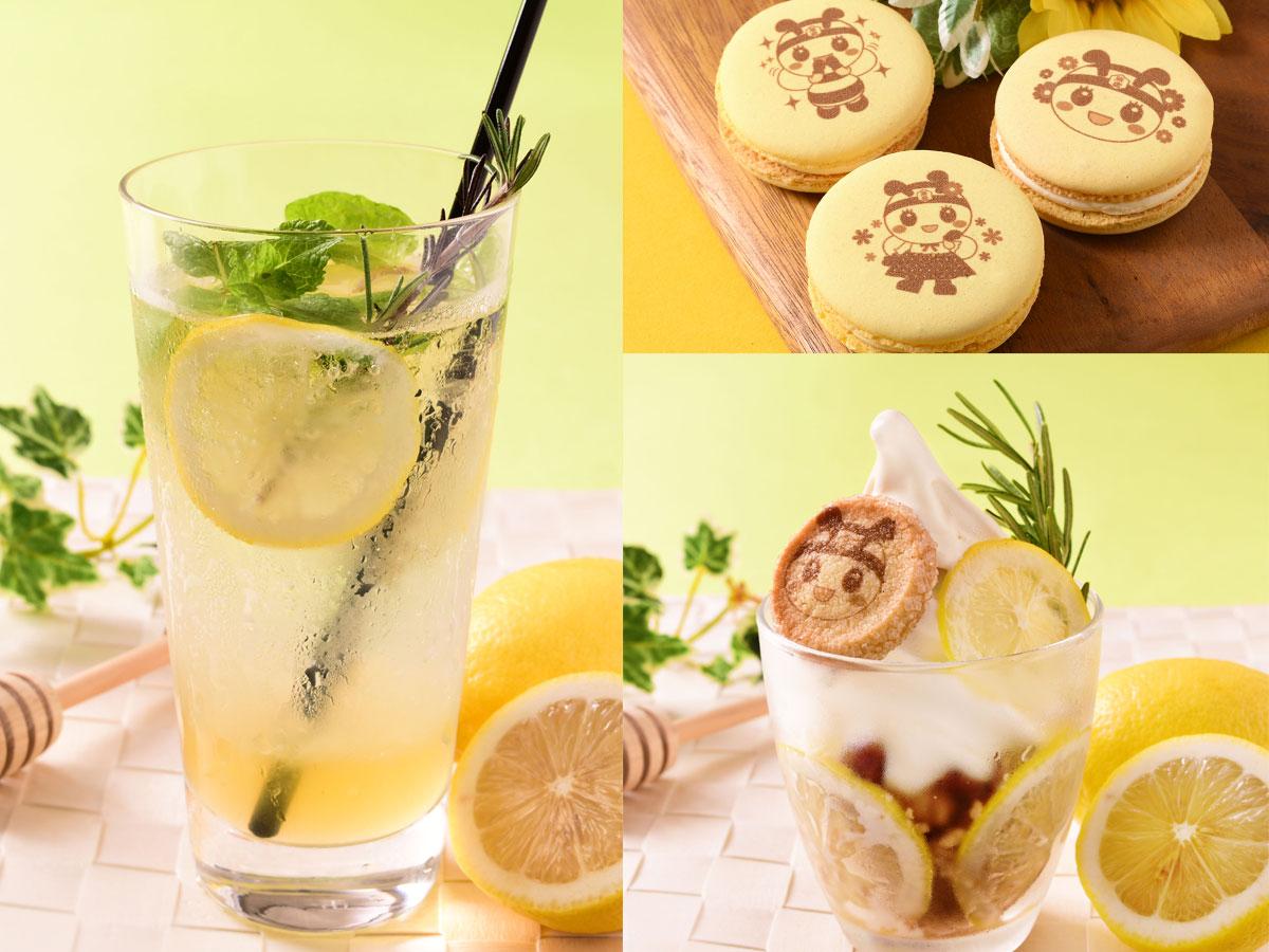 期間中提供する「原宿はちみつ」を使ったドリンクやスイーツのイメージ