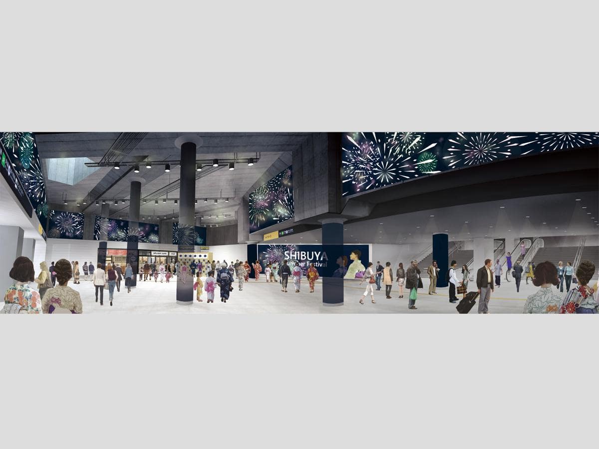 渋谷駅東口地下広場イメージ