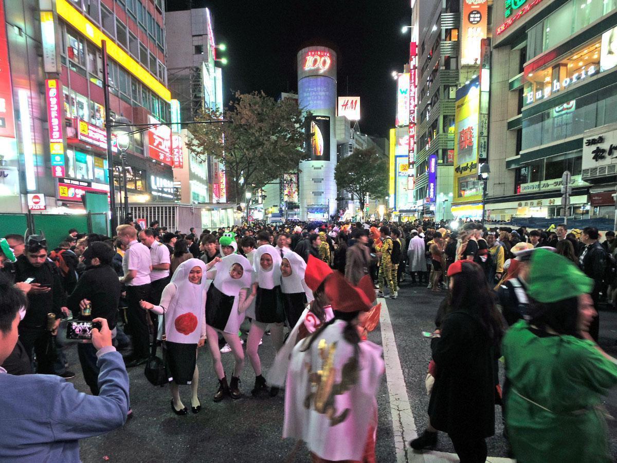 昨年のハロウィーンの様子