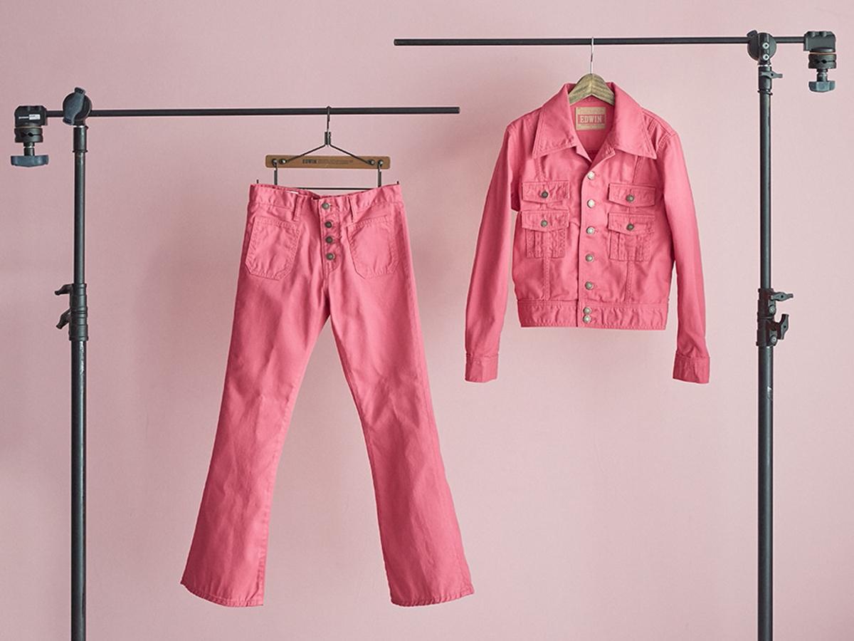 ピンク一色の「70's JACKET」（1万5,400円）、「70's FALRE」（1万1,000円）