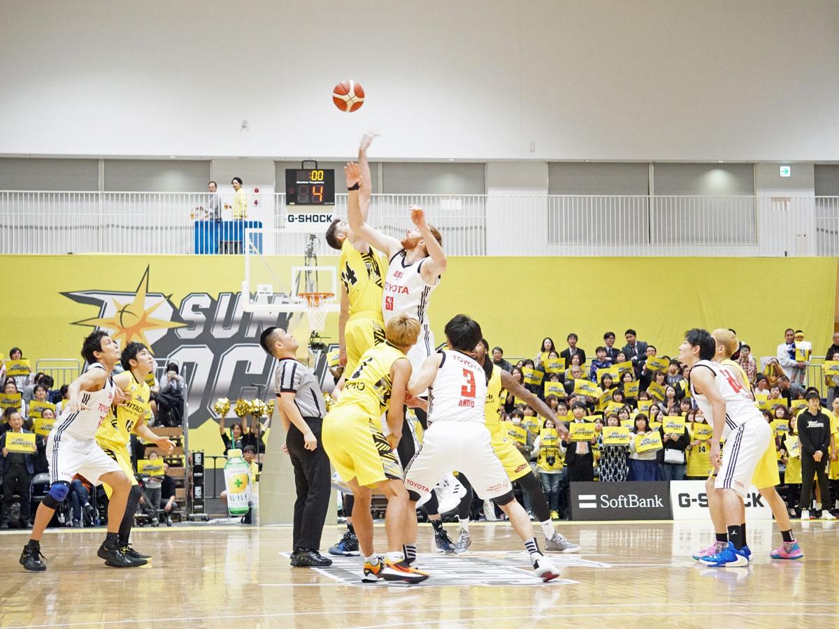 過去に開催されたBリーグの試合より