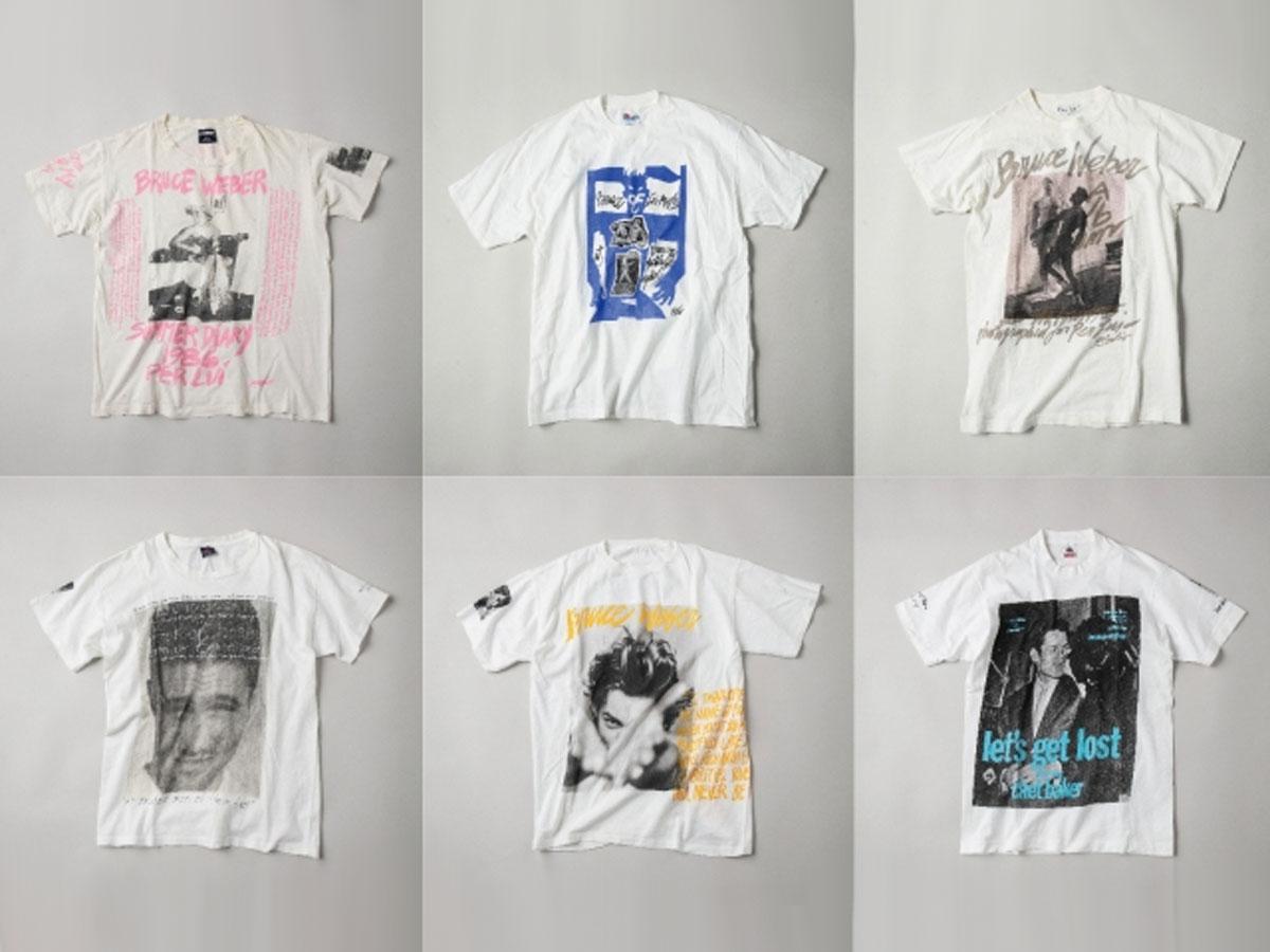 店名にも鳴っている写真家で映画監督のブルース・ウェーバーさんのTシャツ