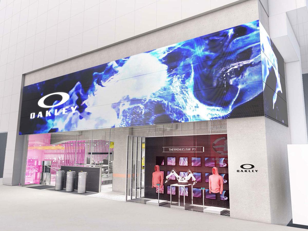 ファサード上部には全長約19メートルのLEDスクリーンを設置する（写真は店舗外観イメージ）