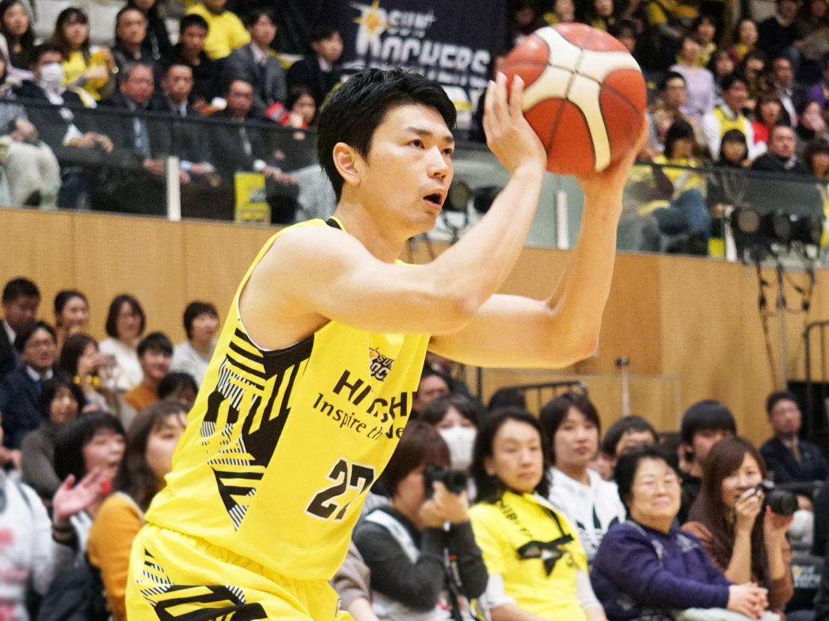 「ベストタフショット賞」にノミネートしているサンロッカーズ渋谷・石井講祐選手