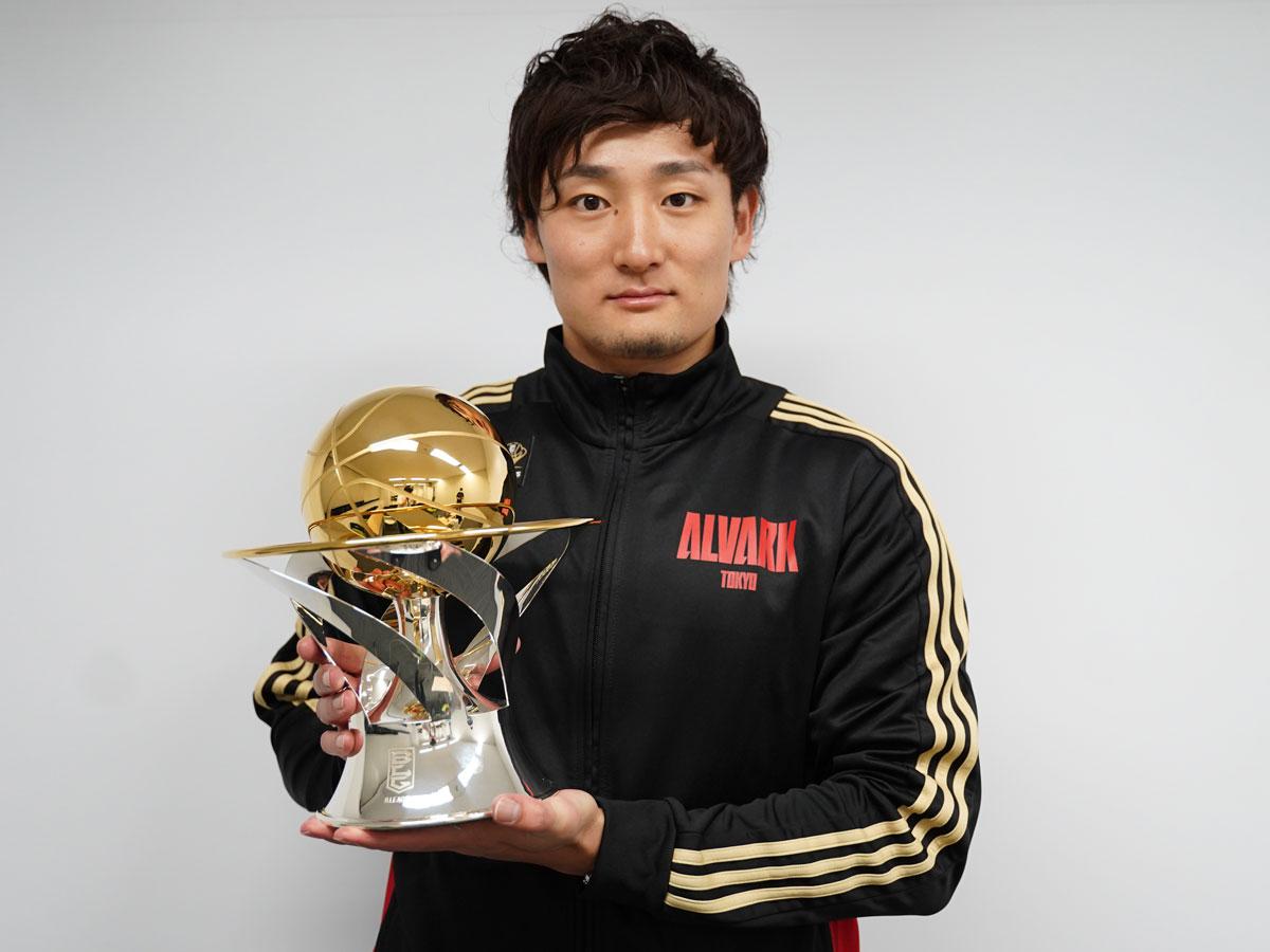 4年連続ベスト5入りし、初のMVP受賞となった田中大貴選手