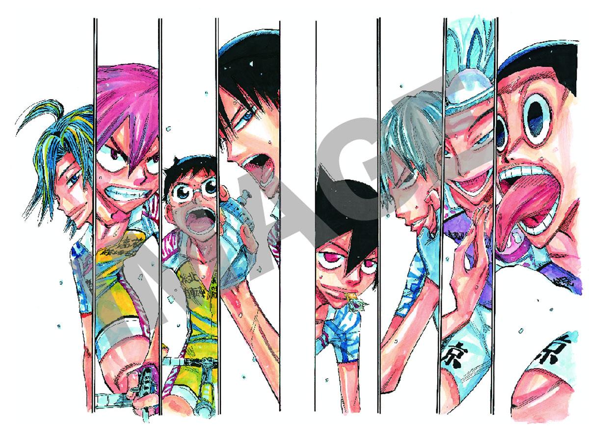 主人公高校2年時のインターハイシーズンに焦点を当てた漫画原作を展示する&copy;渡辺航（秋田書店）2008