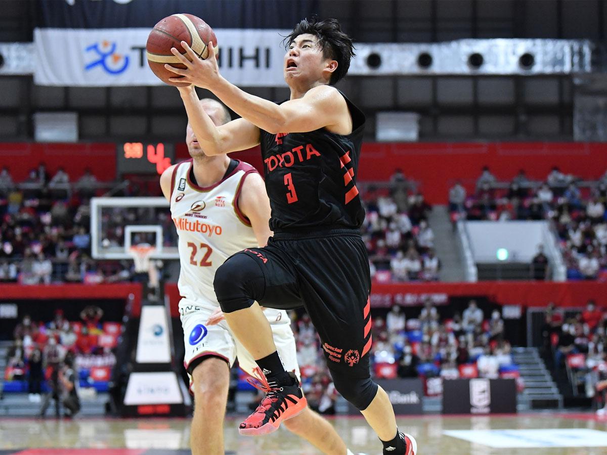 今季キャプテンに就任した安藤誓哉選手は18得点をマークした&copy;ALVARK TOKYO