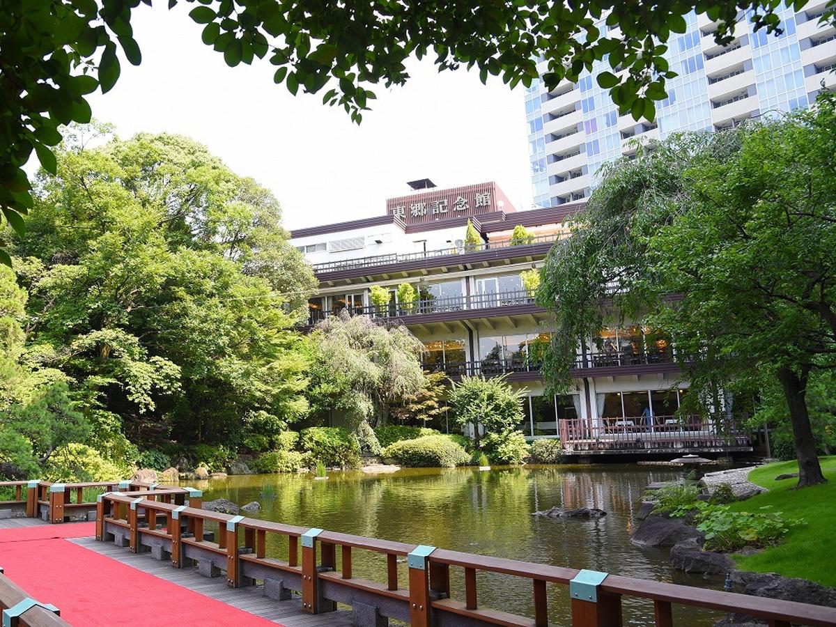 日本庭園を擁する東郷記念館