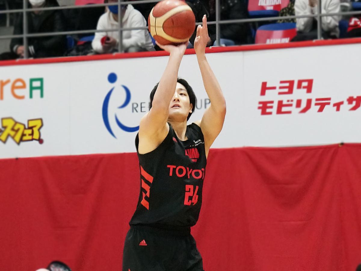 「シュートタッチが良かった」とシーズンハイの26点を挙げた田中大貴選手